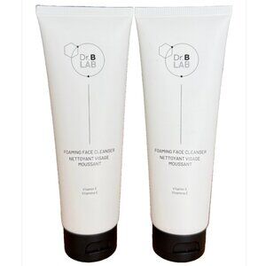 Dr. B Lab Foaming Face Cleanser w/Vitamin E 4.2 oz *NEW (Set of 2) Vegan